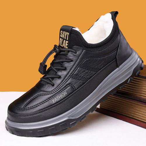 老北京棉鞋男冬季新款加绒加厚