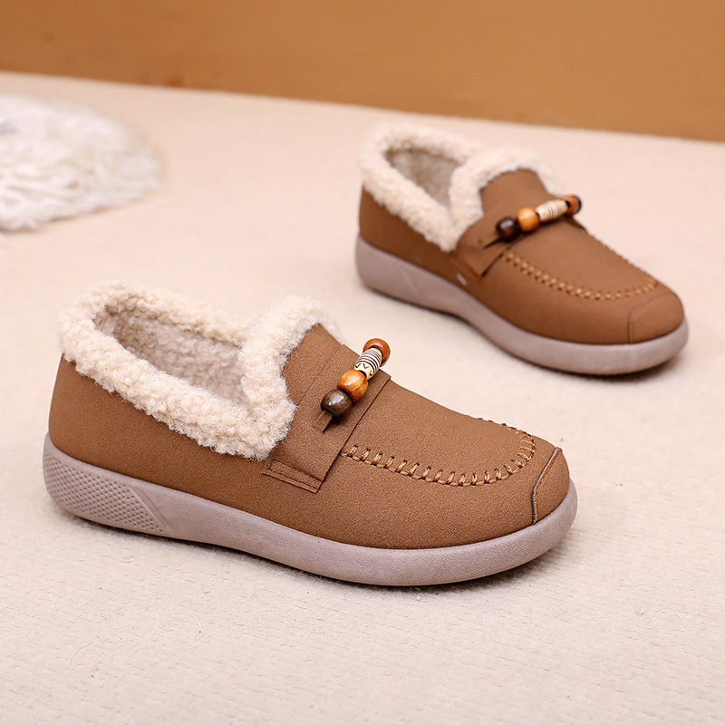 老北京棉鞋女鞋2025冬季加绒加厚