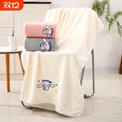【白玉狗】7A抗菌麦穗浴巾