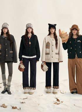 【所有女生的衣橱直播间】IHDXD外套/面包毛衣/薯片毛衣/牛仔裤