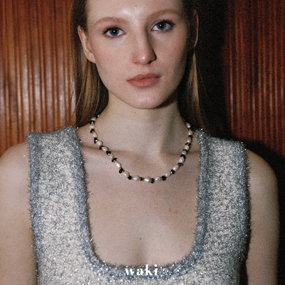 waki 巴洛克序曲 Baroque Prelude 天然巴洛克珍珠碧玺串珠项链