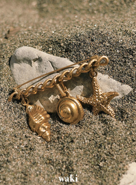 waki 复古海洋 多元素胸针 Vintage Ocean Brooch