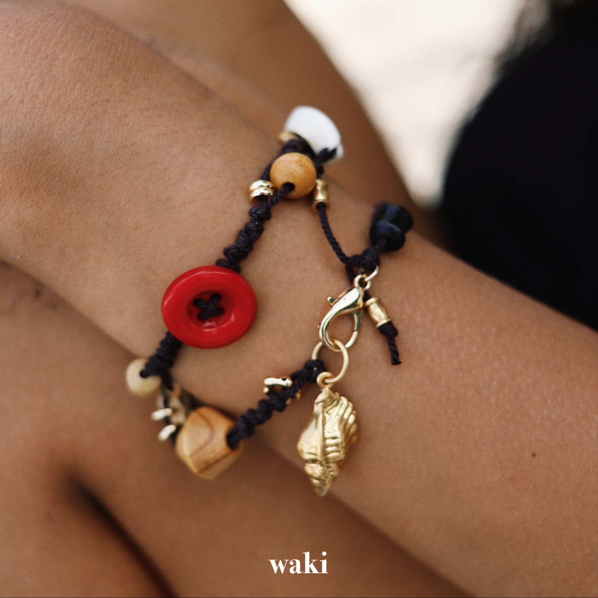 waki 海洋记事本 Ocean Memo 度假感手工编织包链/项链/手链