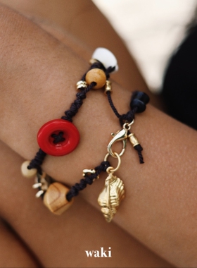 waki 海洋记事本 Ocean Memo 度假感手工编织包链/项链/手链