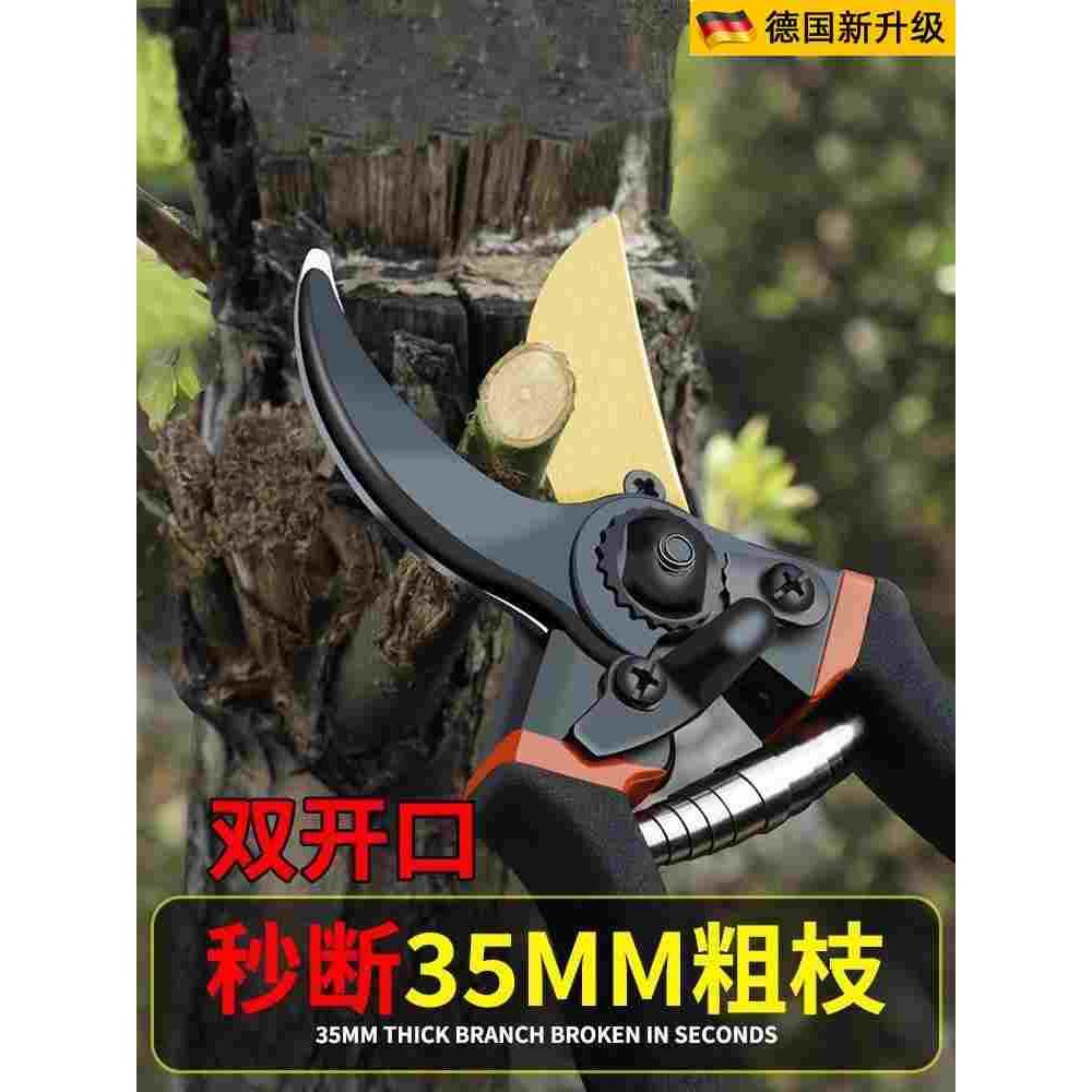 德国精工剪树枝专用剪刀园艺果树修枝剪sk5粗枝修花省力剪子园林