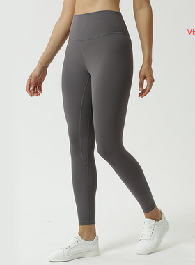 velafeel瑜伽裤磨毛裸感高腰提臀蜜桃健身运动速干性感弹力健身裤