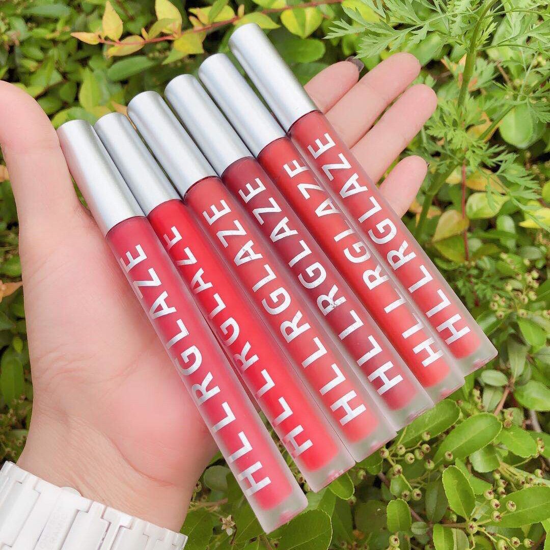 新款推荐推荐丝绒雾面哑光空气唇釉唇彩唇蜜口红棕色女学生持久