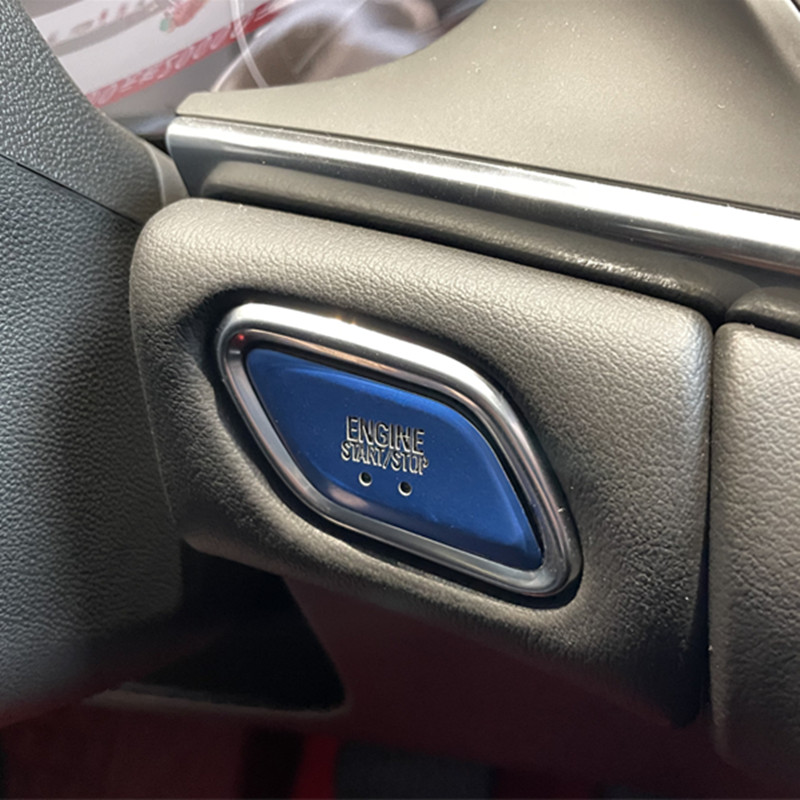 点火装置启动按钮贴薄铝透光