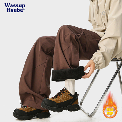 潮牌机能加厚冲锋裤男女