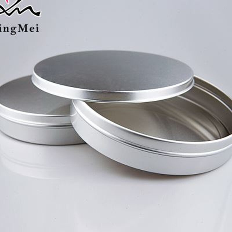 速发57克茶饼包装盒通用大铝盒 20041圆形天地铝制盒金属圆形分