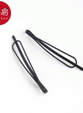 10Y发夹/一字夹AD1sq801-黑色侧边刘海发卡后脑勺碎发整理头饰盘