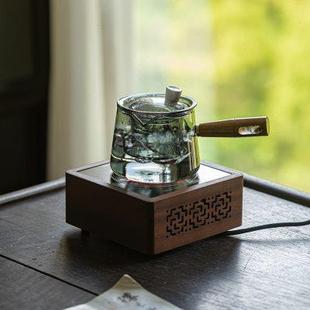 煮茶器家用多功能迷你小型电磁炉烧水围炉煮茶炉侧把壶 电陶炉新款