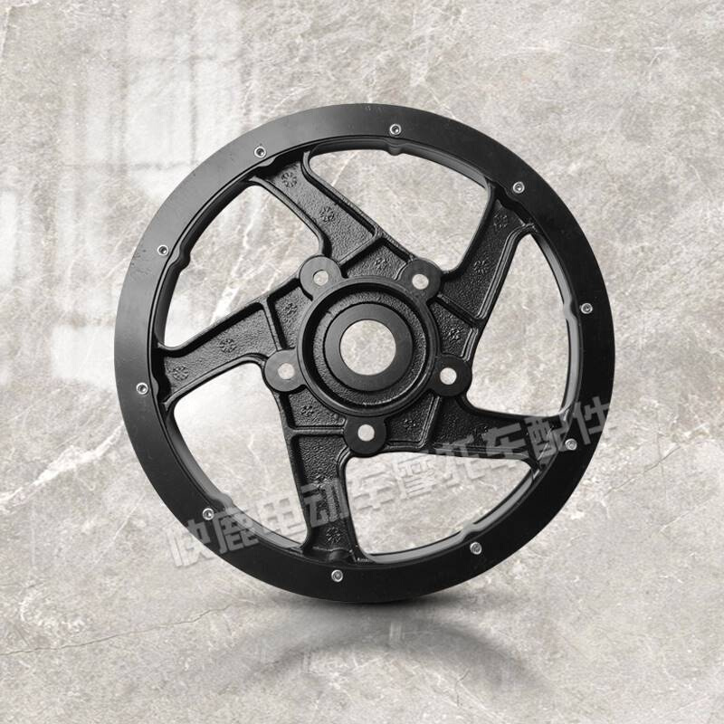 全顺中置电机皮带同步轮传动轮齿轮120 138二代90中置10/12寸轮毂