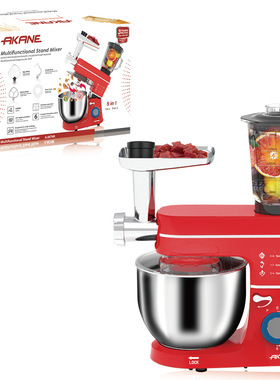 AKANE跨境欧规三合一厨师机多功能和面机家用绞肉机榨汁机料理机