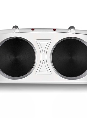 AKANE跨境出口不锈钢大小板2000W电炉可调温双头电热炉煮茶器双灶