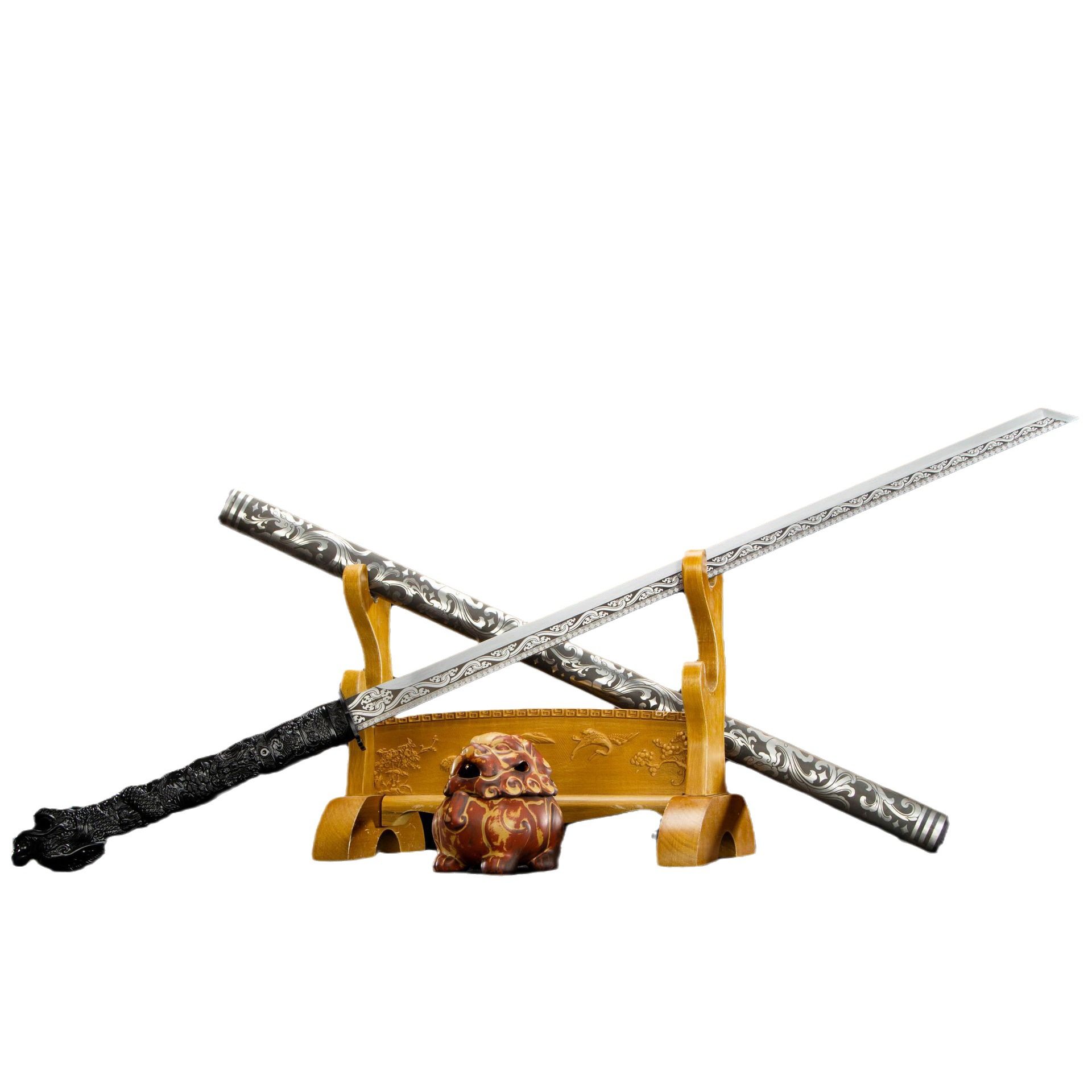 龙泉市刀剑高锰钢手工锻打墨龙唐横刀龙头斩影视宝剑冷兵器未开刃,金属材料及制品,其他金属制品,淘宝优惠券,粉丝福利购,淘宝优惠卷