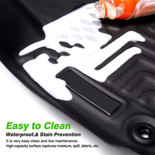 适用2022-2024 Nissan Pathfinder 全天候TPE汽车脚垫防水尾箱垫