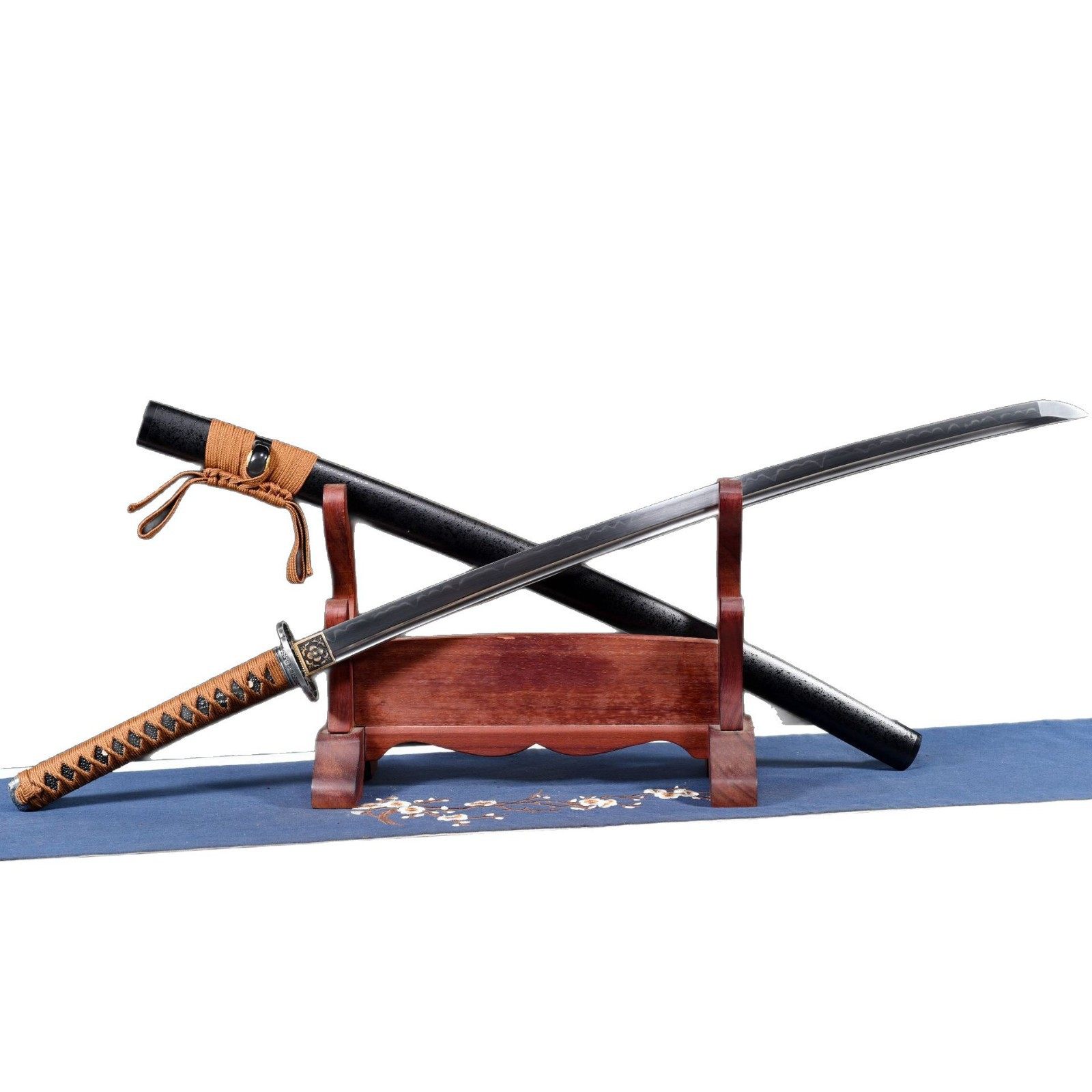 龙泉市刀剑手工锻打一体T8钢烧刃日式指挥打刀影视宝剑长刀未开刃,金属材料及制品,其他金属制品,淘宝优惠券,粉丝福利购,淘宝优惠卷