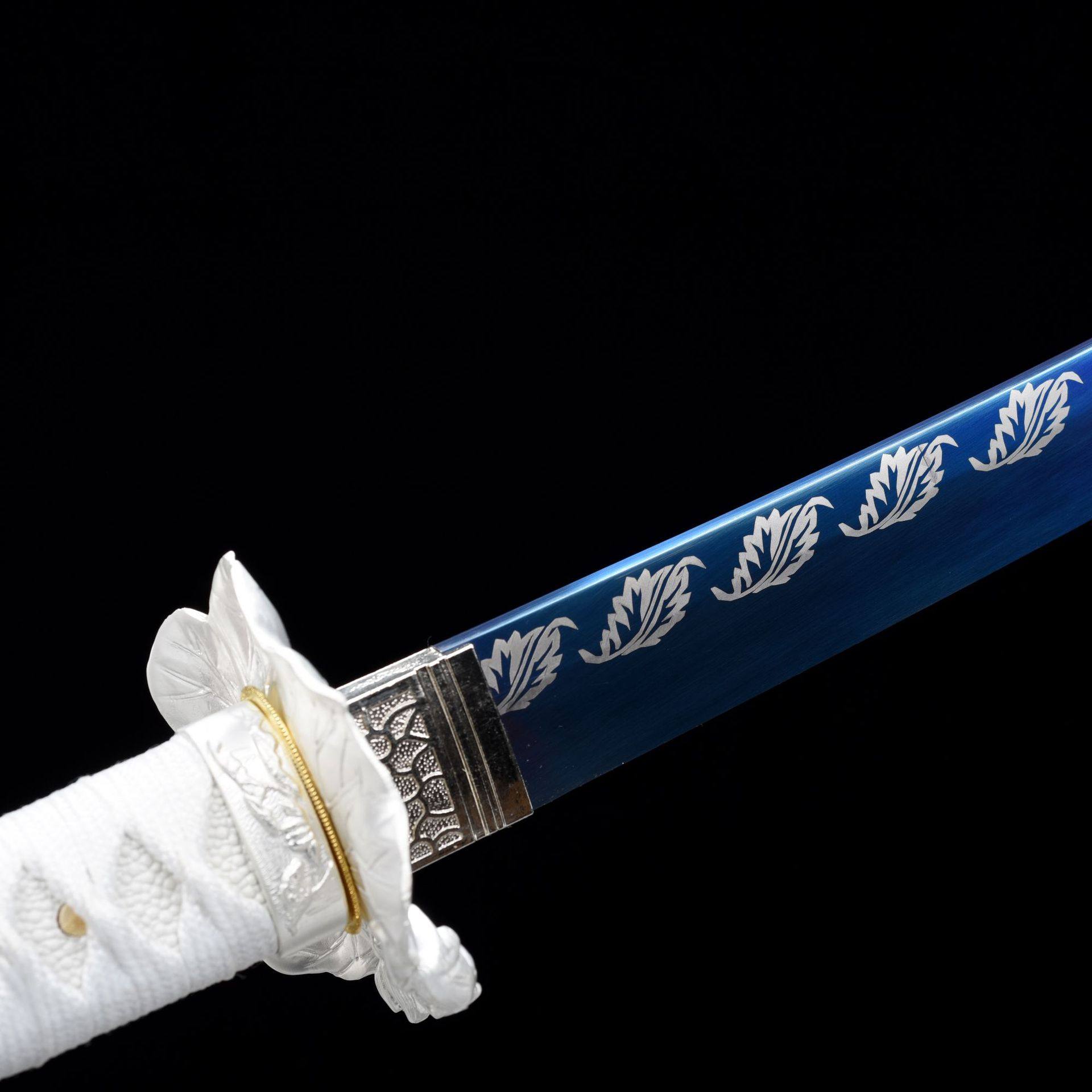 龙泉市刀剑弹簧钢烤色指挥刀影视冷兵器手工锻打宝剑一体刀未开刃,金属材料及制品,其他金属制品,淘宝优惠券,粉丝福利购,淘宝优惠卷