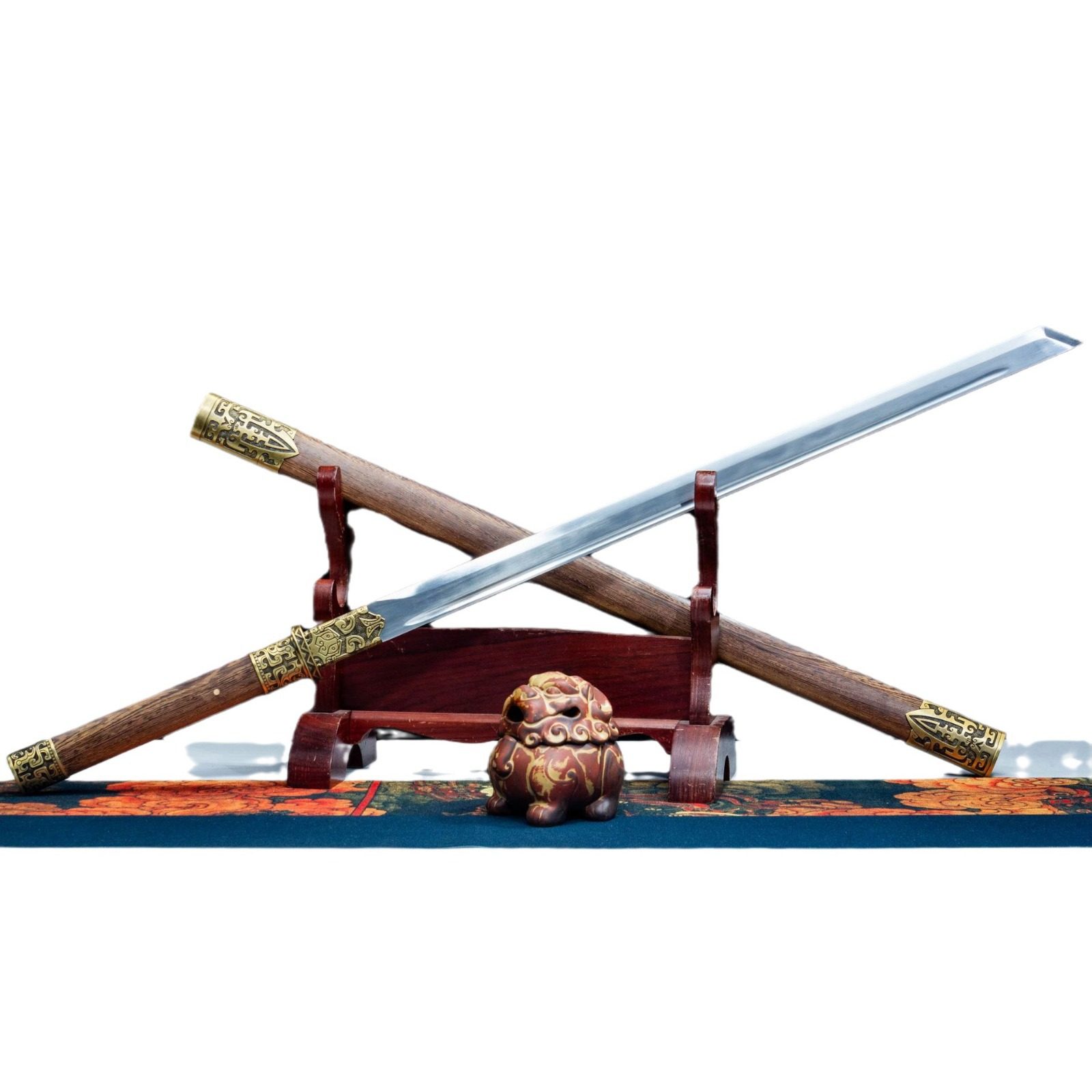 龙泉市刀剑一体素装唐横刀手工锻打棍居合直刀影视宝剑收藏未开刃,金属材料及制品,其他金属制品,淘宝优惠券,粉丝福利购,淘宝优惠卷