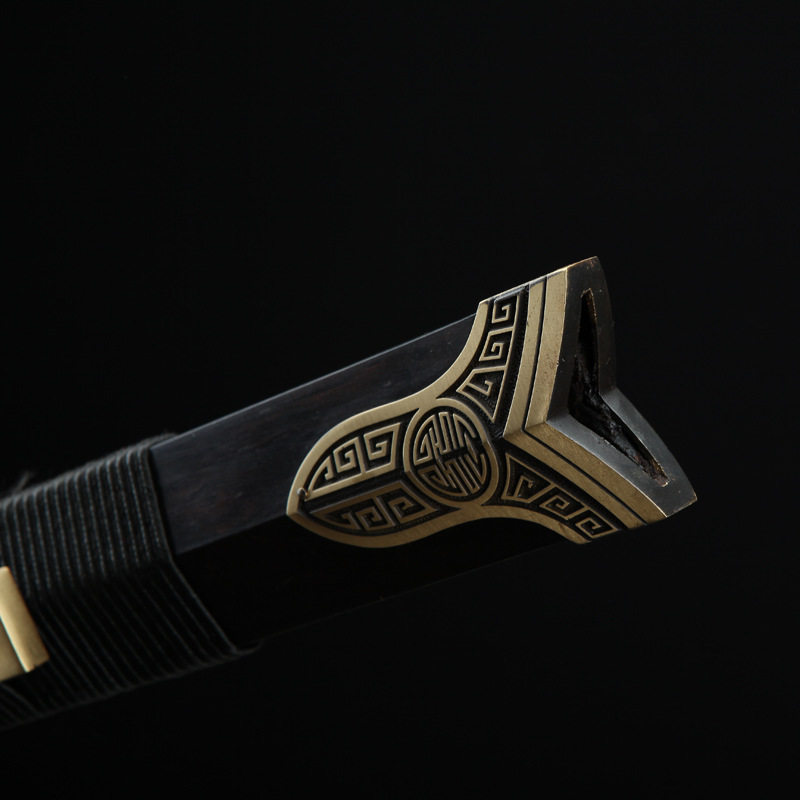 龙泉市刀剑一体手工锻打防身宝剑黑檀木汉剑花纹钢烧刃长剑未开刃,金属材料及制品,其他金属制品,淘宝优惠券,粉丝福利购,淘宝优惠卷