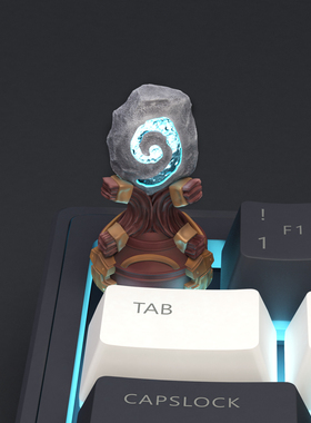 炉石传说键帽  艺术树脂键帽机械键盘个性立体键帽esc