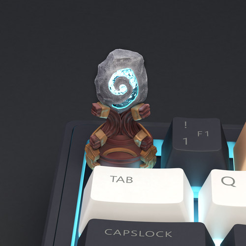 炉石传说键帽  艺术树脂键帽机械键盘个性立体键帽esc