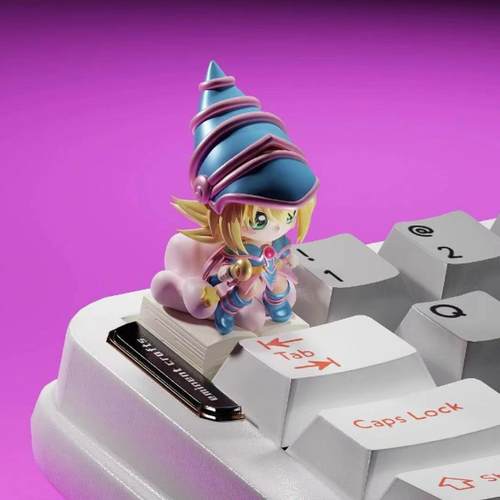 游戏王-怪兽之决斗黑魔导女孩键帽 游戏王个性化同人机械键盘按键