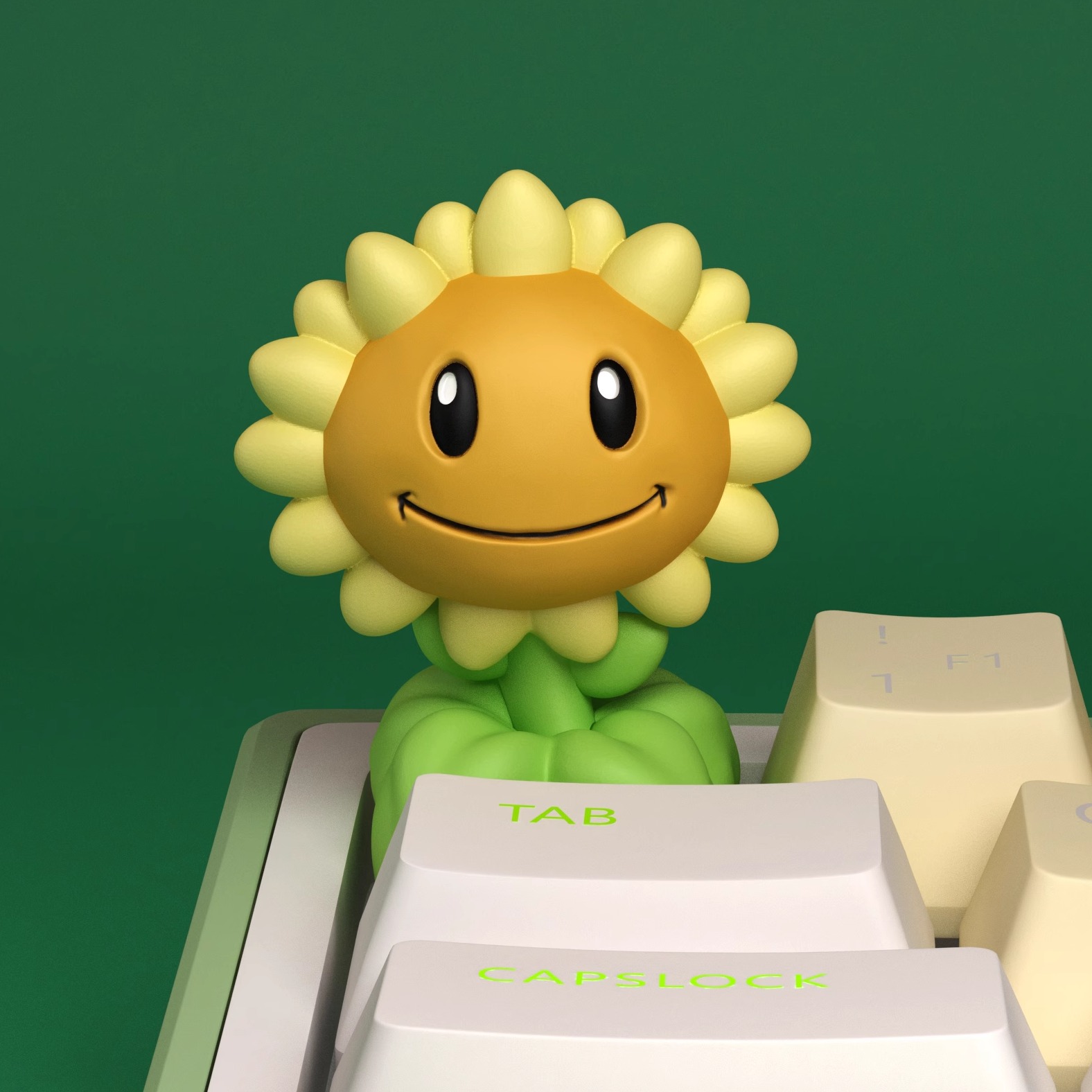 植物大战僵尸键帽向日葵 机械键盘键帽个性键帽创意键帽豌豆射手