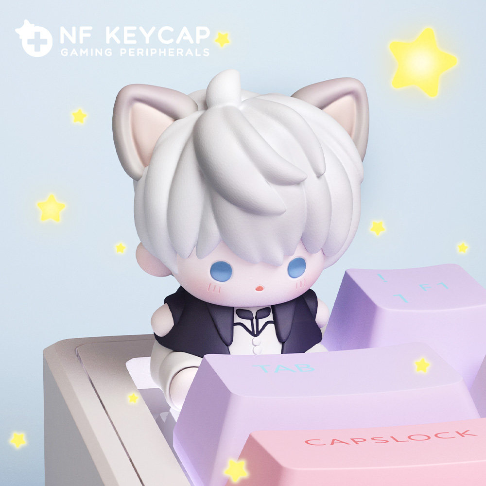 恋与深空键帽沈星回坐姿乙游周边键帽恋与制作人键帽机械键盘帽