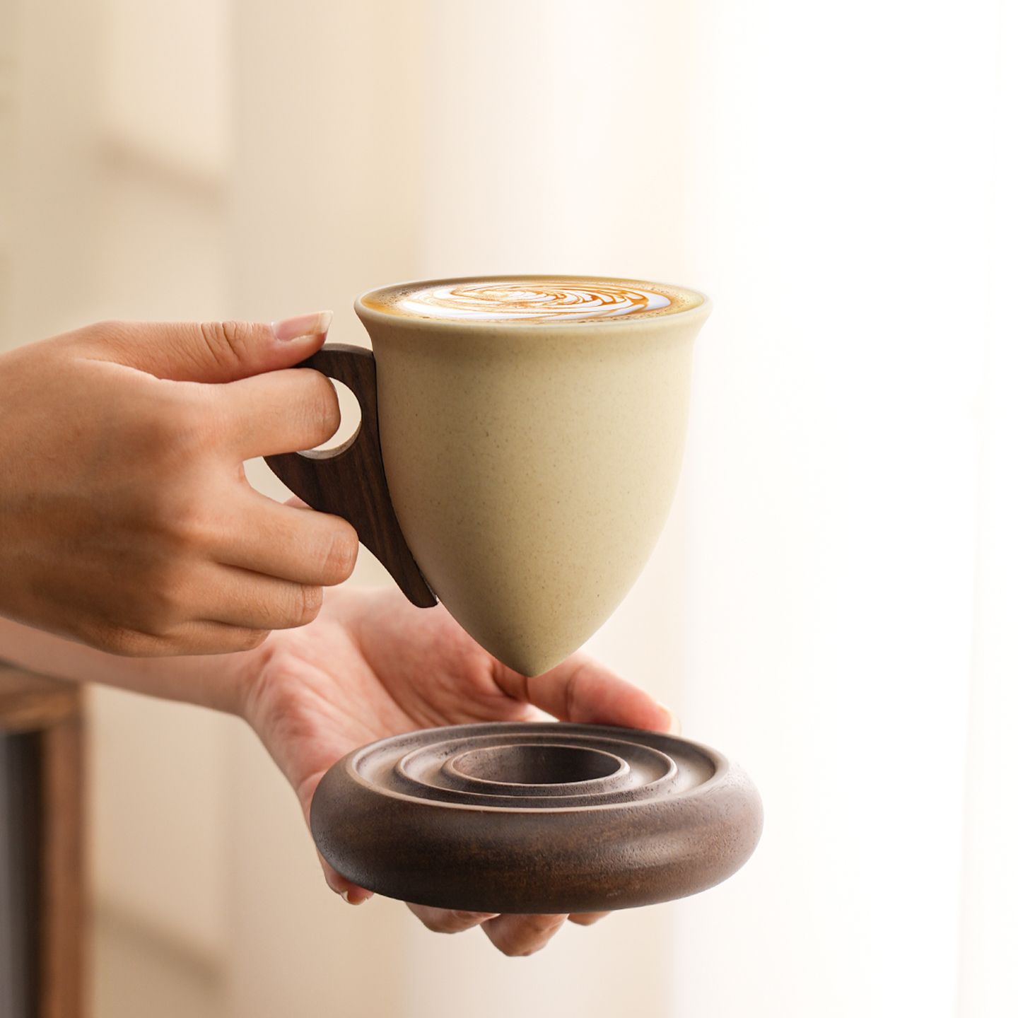 复古风咖啡杯套装女士专用