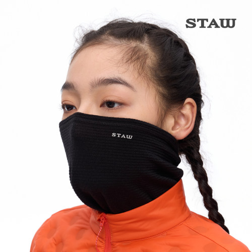 STAW世拓美利奴羊毛运动围脖护颈防风透气3A抗菌保暖舒适跑步面罩