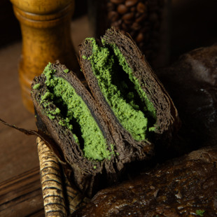 杏柠果新苦抹巴斯克+可颂面包体手作面包代餐早餐网红点心（苦抹