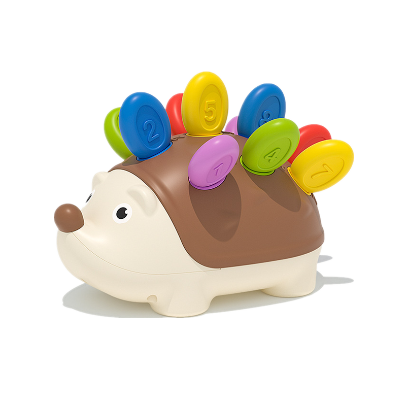 益智早教刺猬玩具插插乐男孩女孩婴儿积木拼图颜色认知动作训练