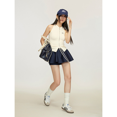 PINPINPLUS修身背心半裙套装