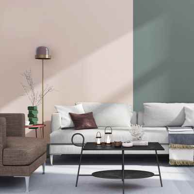 北欧艺术拼色莫兰迪墙纸民宿背景墙壁纸客厅卧室壁布纯色无缝墙布