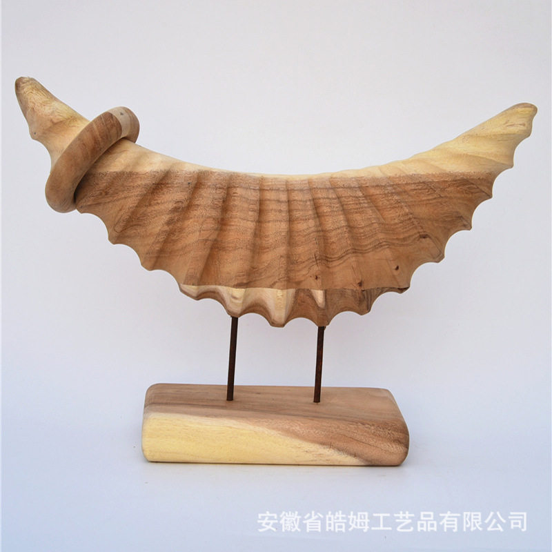 厂家销售手工制作胡桃木装饰摆件家居玄关桌面牛角造型装饰工艺品,家居饰品,桌面摆件,淘宝优惠券,粉丝福利购,淘宝优惠卷