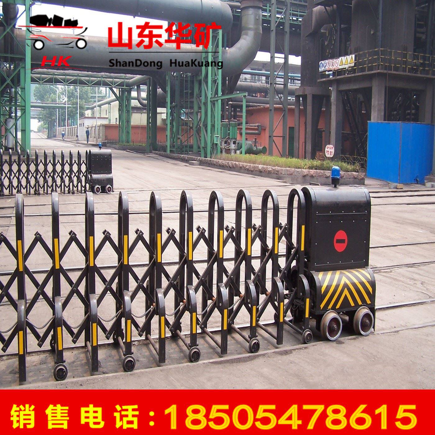 矿用电动伸缩门 铁路道口电动栅栏门 8m伸缩门