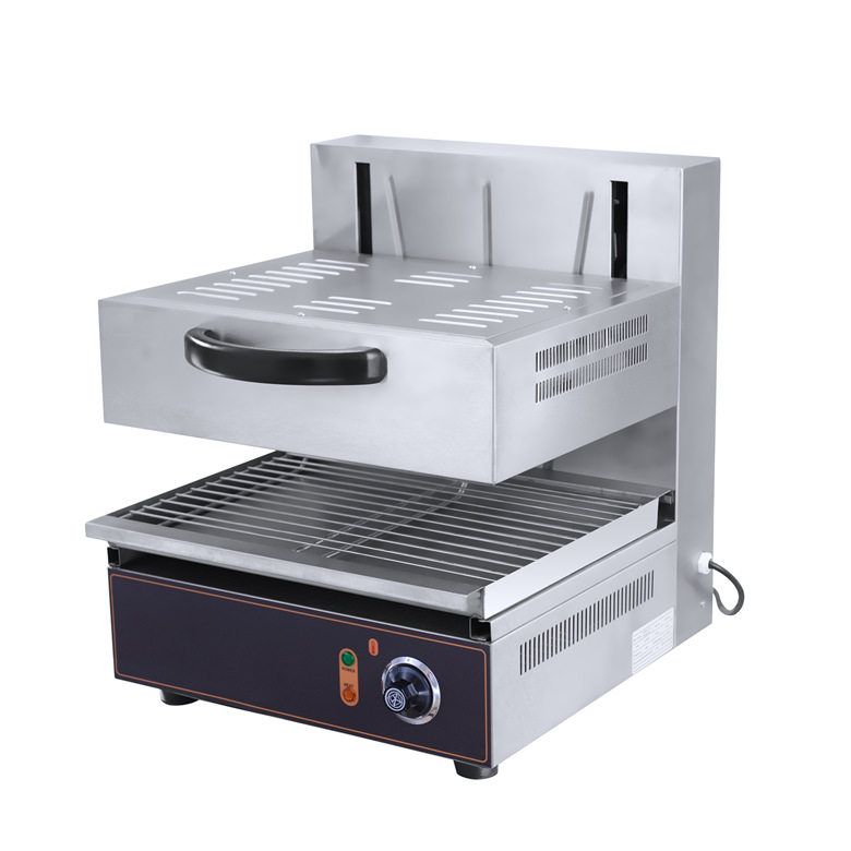 450商用面火炉升降式电热面火烧烤炉料理上色台式无烟烤箱烤鱼炉