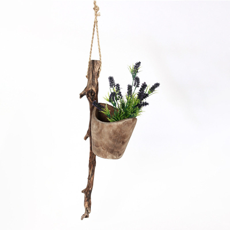 厂家销售手工制作木质花盆花瓶花桶插花花器吊盆复古装饰器皿,家居饰品,干花/花瓣/干花包/干树枝,淘宝优惠券,粉丝福利购,淘宝优惠卷