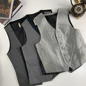 vintage日制古着西装 马甲羊毛背心马甲英伦简约商务马甲 827
