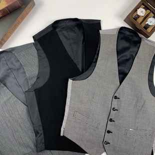 vintage日制古着男女西装 马甲羊毛背心马甲英伦街拍马甲