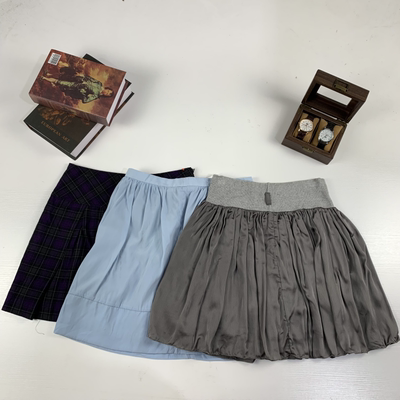 vintage日制古着蛋糕裙古早风少女夏款半身裙可爱碎花超短裙-113