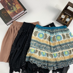 vintage日制古着蛋糕裙古早风少女夏款 121 半身裙可爱波点超短裙