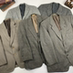 格纹 Tweed呢复古经典 Harris vintage古着日制粗花呢男女西装