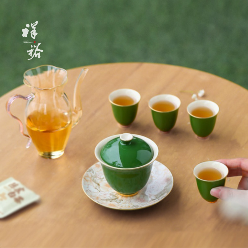 盖碗茶艺茶具套装商务伴手礼