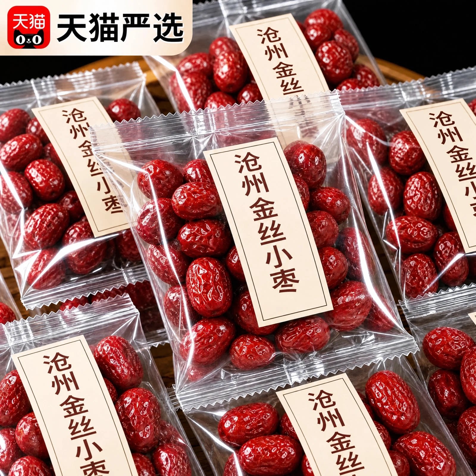 2026新货特级沧州金丝小枣特级河北特产红枣旗舰店免洗蜜饯果零食