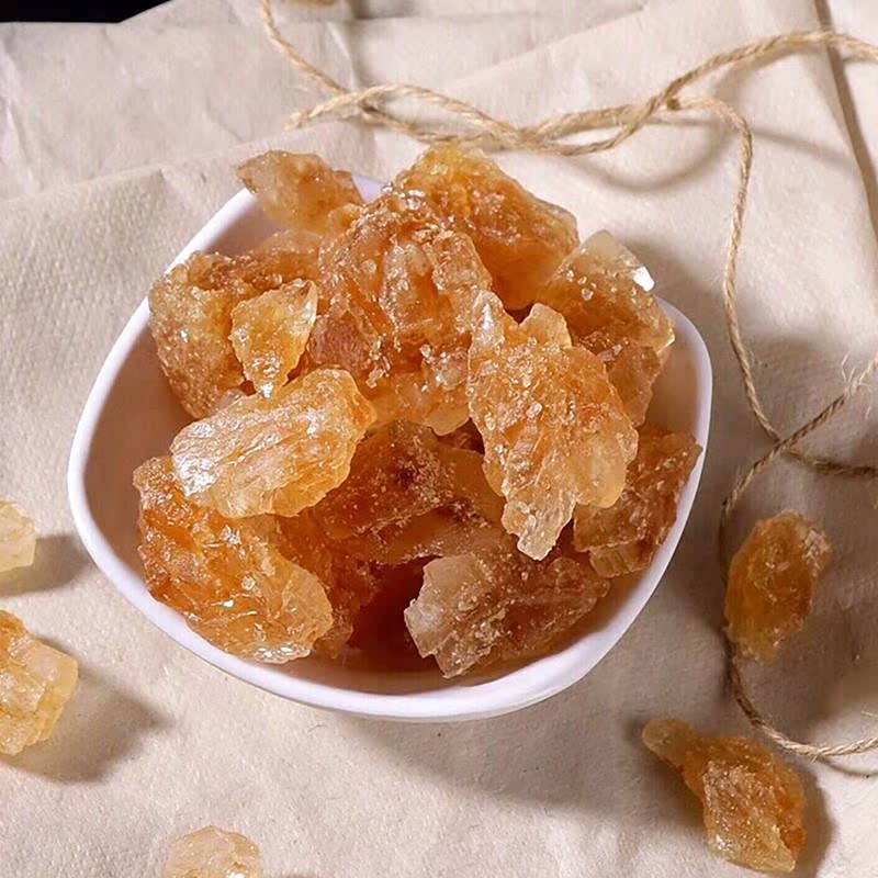 云南老冰糖三斤泡梅子酒多晶碎冰糖小块黄冰糖小粒