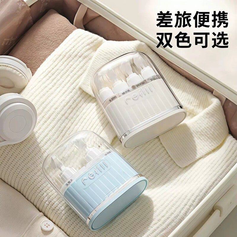 旅行分装瓶防漏便携可上飞机洗发水沐浴露乳液化妆品按压式小空瓶