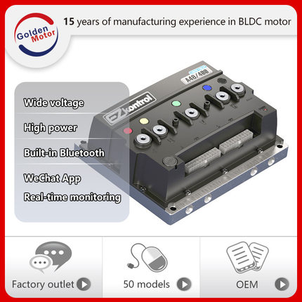 72V 400-2500A BLDC Controller for 3-20KW Motors w/Bluetooth